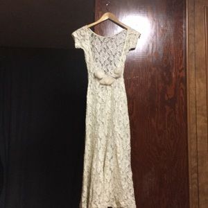 Lace  cream dress